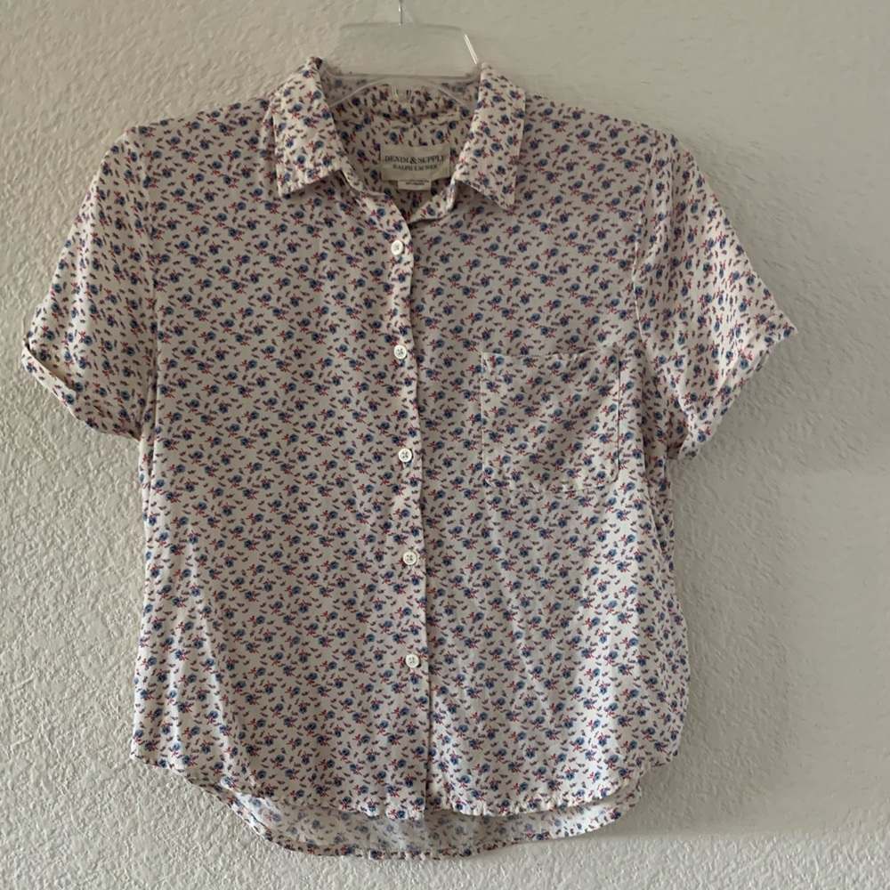 Ralph Lauren Denim & Supply flora shirt Sz M